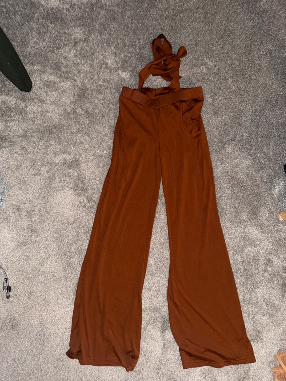 Brown- Burnt orange dress pant